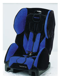   () RECARO Young Expert Plus Isofix (microfibre Black/Blue)