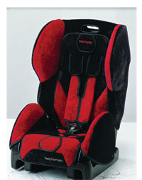   () RECARO Young Expert Plus Isofix (microfibre Black/Red)