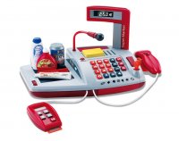 Кассовый аппарат со светом и звуком на батарейках (Tefal Smoby)