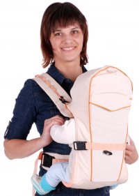 Рюкзак-кенгуру Чудо-Чадо BabyActive Simple Бежевый