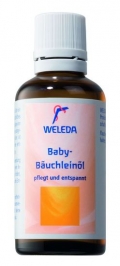 weleda масло для массажа животика младенца (50 мл)