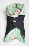 Конверт для новорожденного Ramili Denim Style Collection Green
