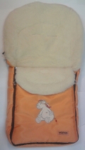 Детский конверт из меха Womar 90X45 см. | оранжевый