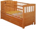 Детская кровать трансформер Велар (семь в одном) цвет медовый